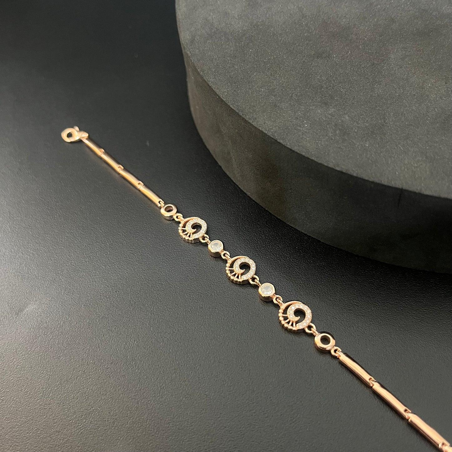 Silver Ladies Bracelet Circle RG