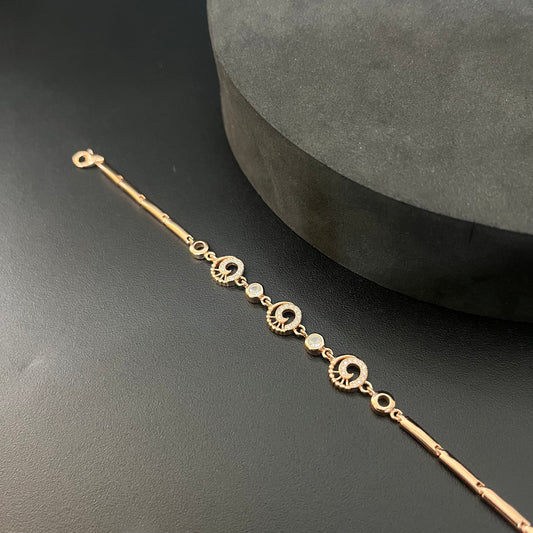 Silver Ladies Bracelet Circle RG