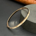 Silver Unisex Kada Adjustable Classic Crystal Rose Gold 925