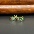 Silver Ladies Toe Rings 925 Green Butterfly Rosegold 925 925