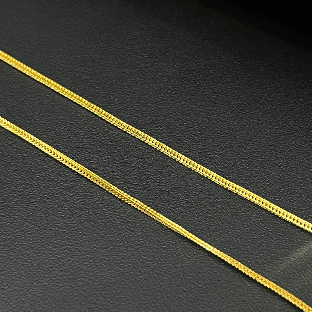 Ladies Gold Flat Chain