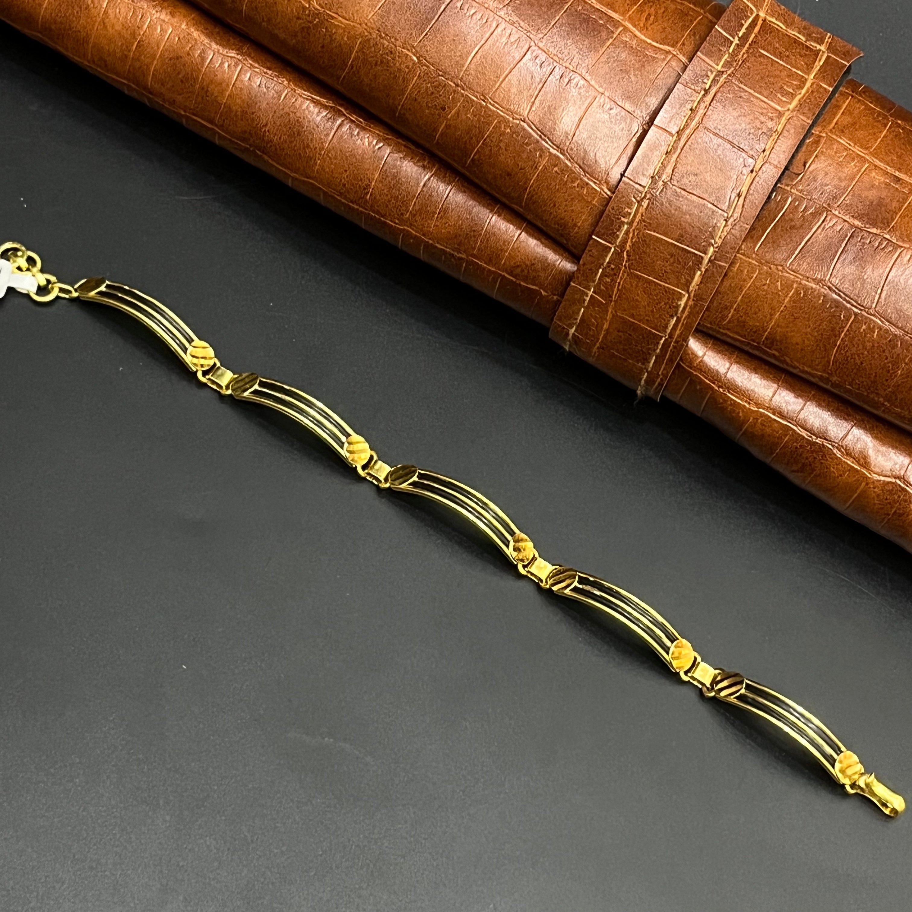 Silver Elephant Hair Bracelet Gold Finished 925