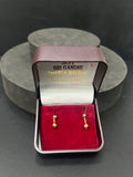 Gold Studs 18k Hanging Balls(123)