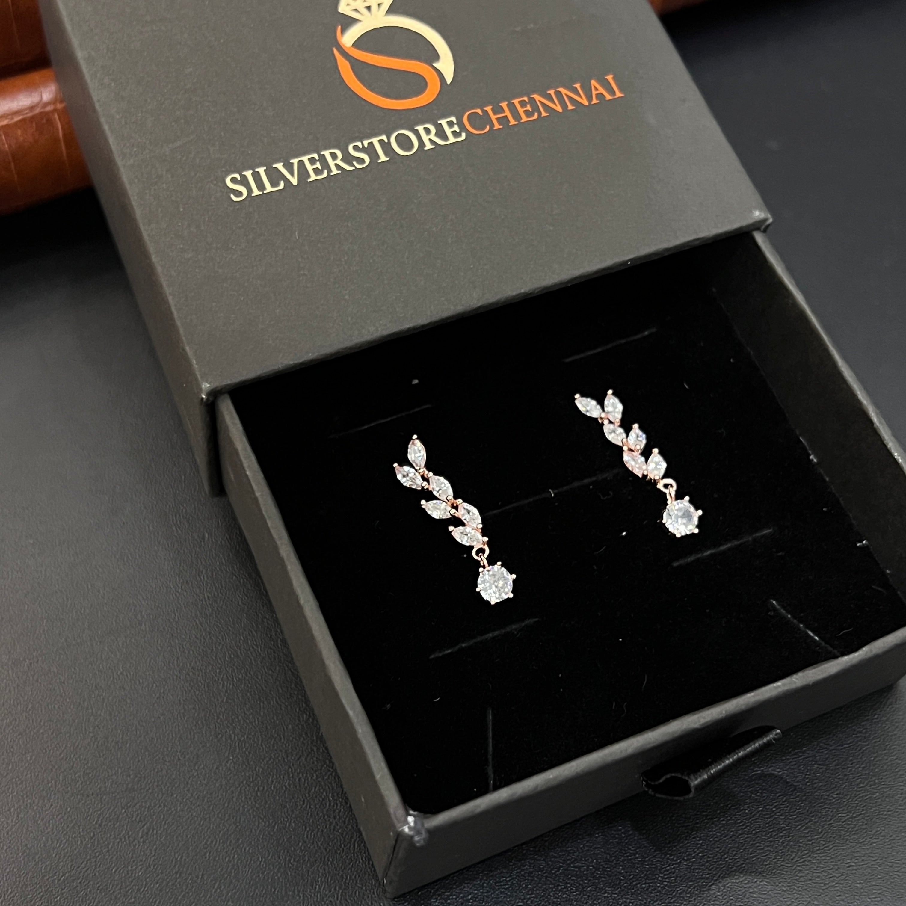 Pure Silver Bluetooth Earcuffs Hanging Drops RG