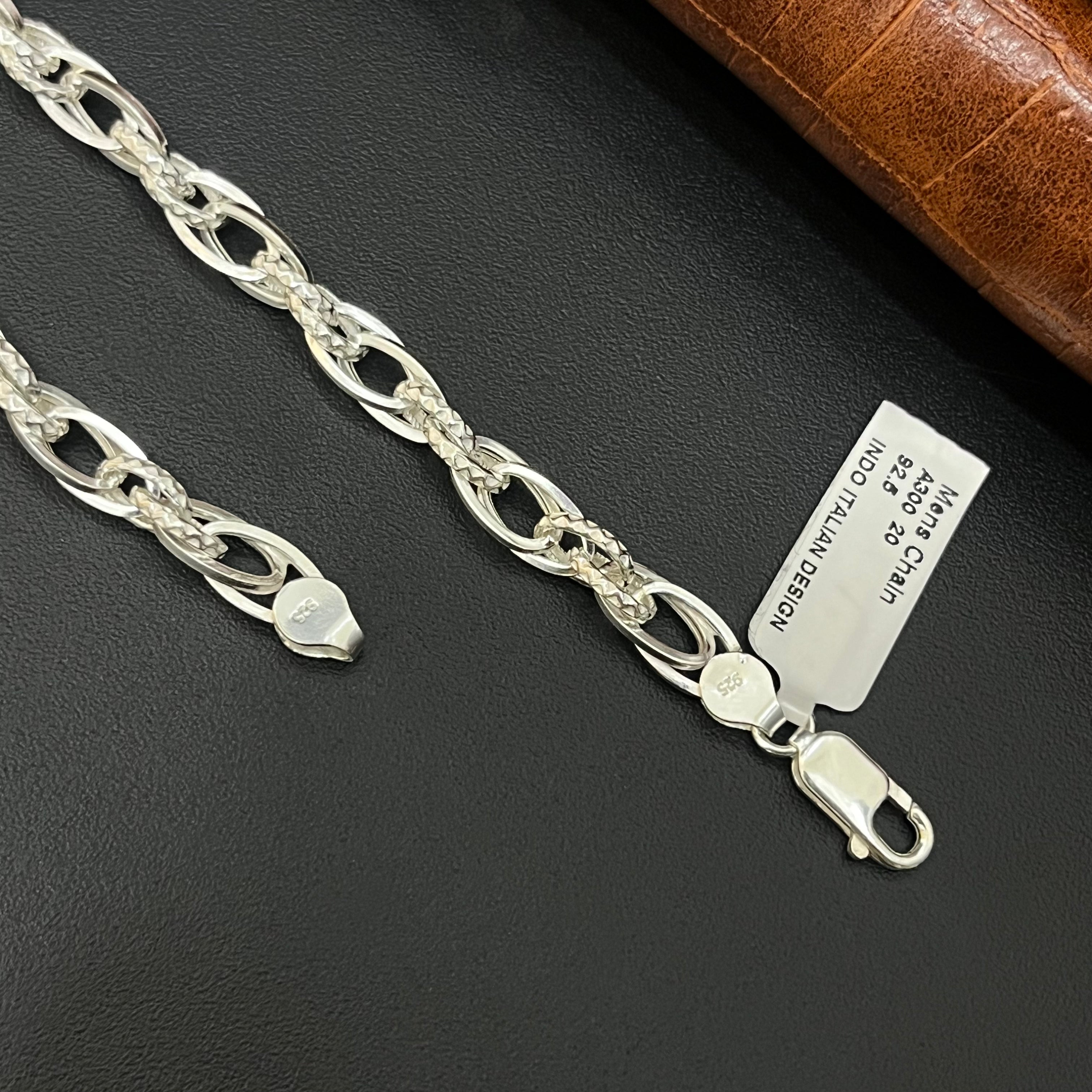 Silver Mens Chain 8