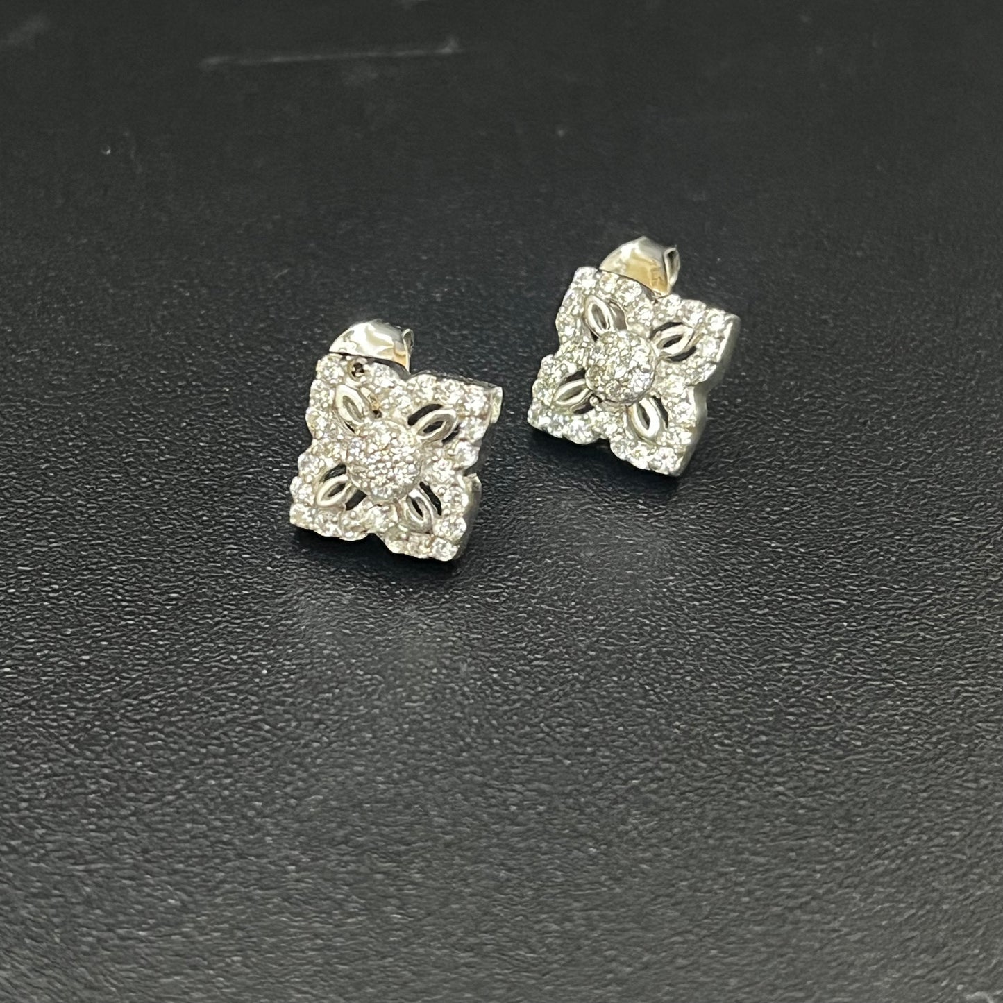 Silver Stud Flower Design
