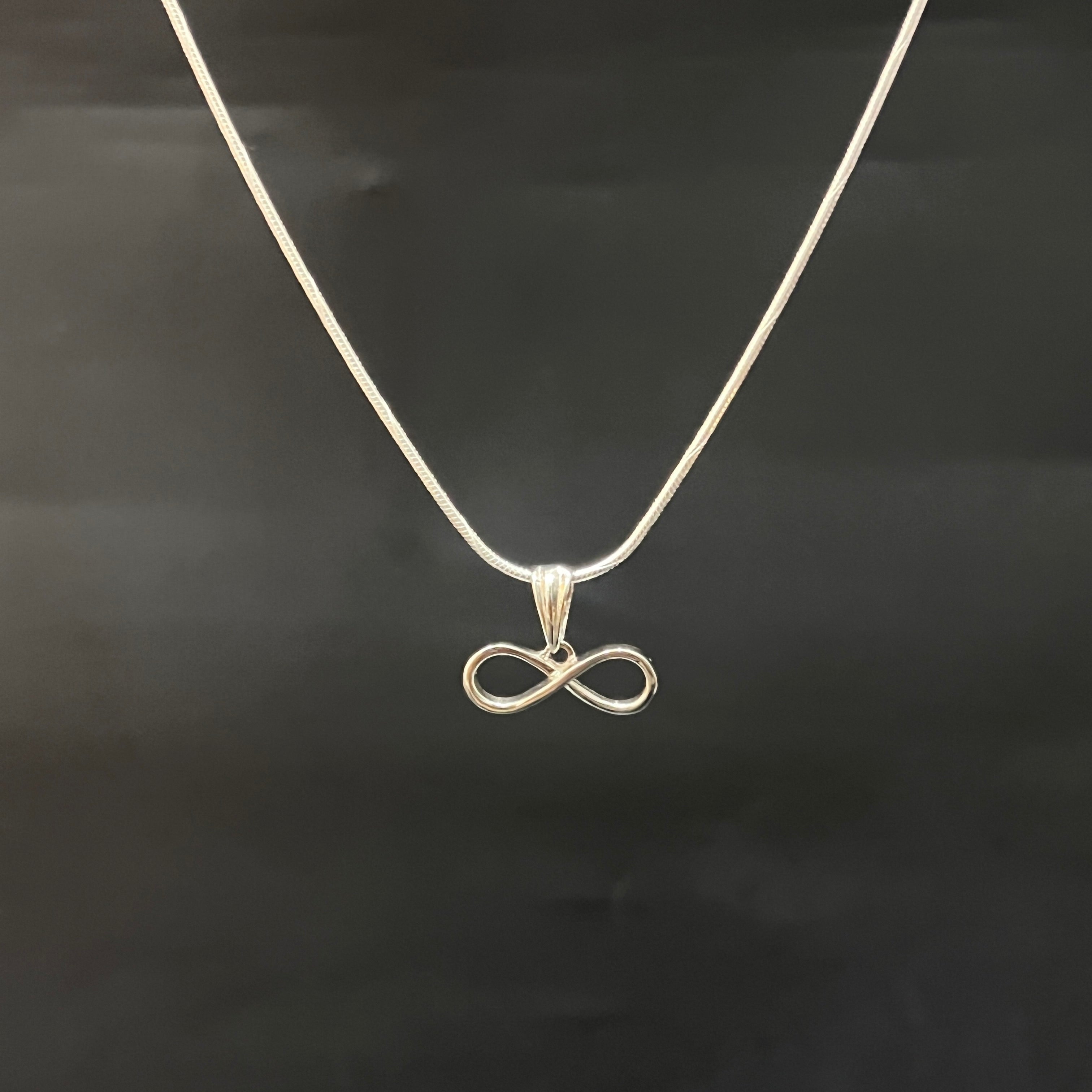 Silver Pendant Infinity