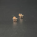 Silver Rosegold Studs Star