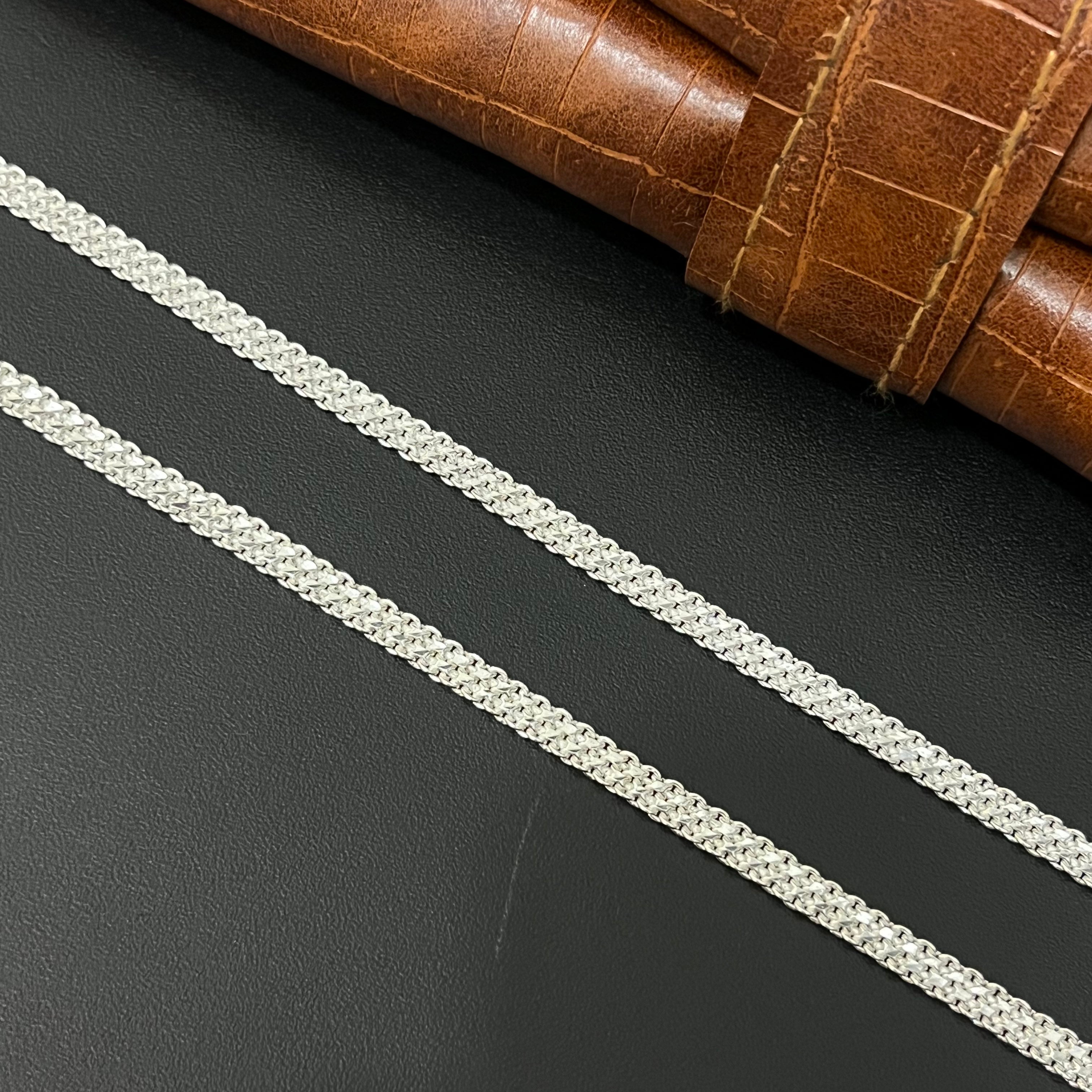 Silver Mens Chain Flat 24inches 925