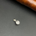 Silver Ladies Pendant Elegance Hallo Solitare Disc 925