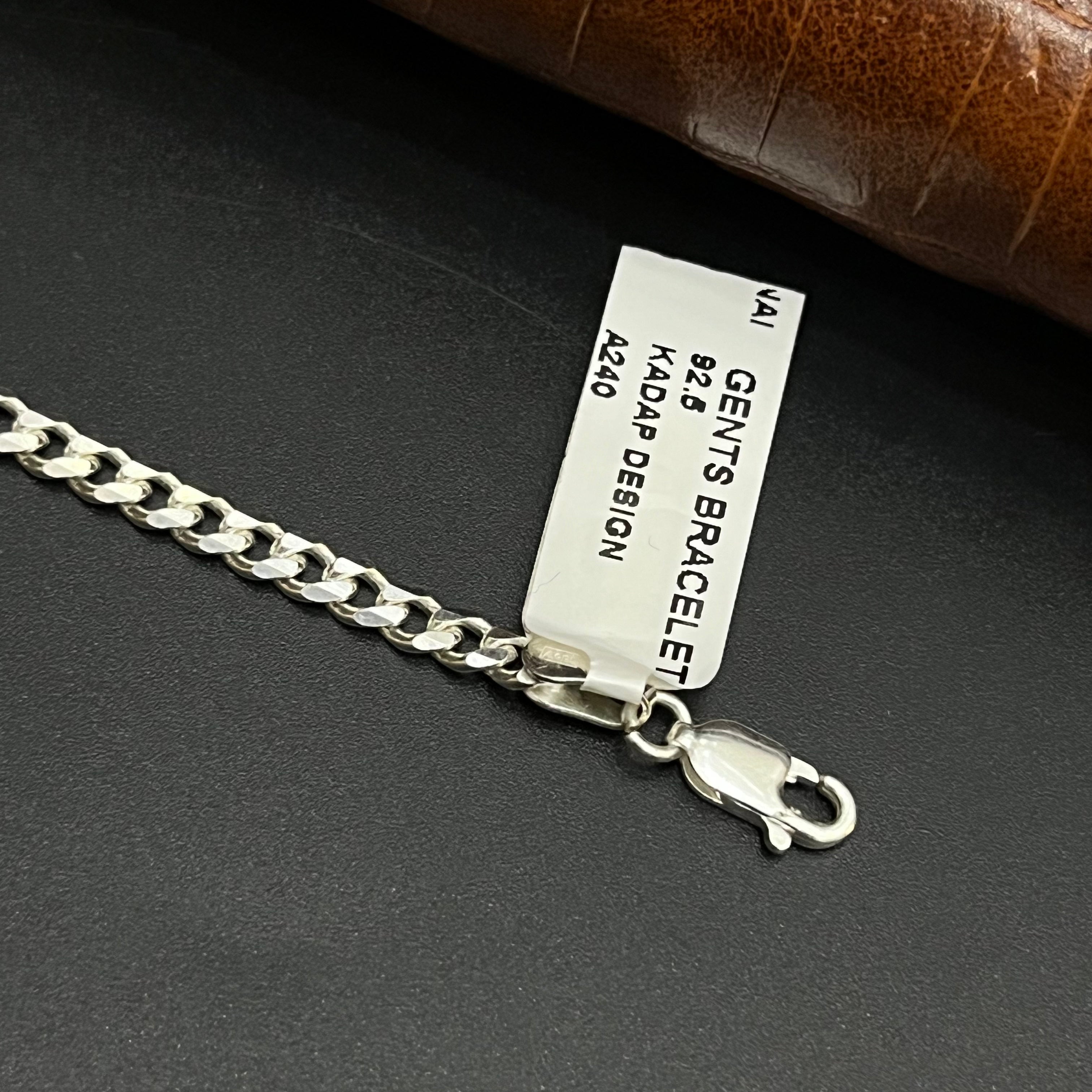 Silver Mens Bracelet Kadap 925