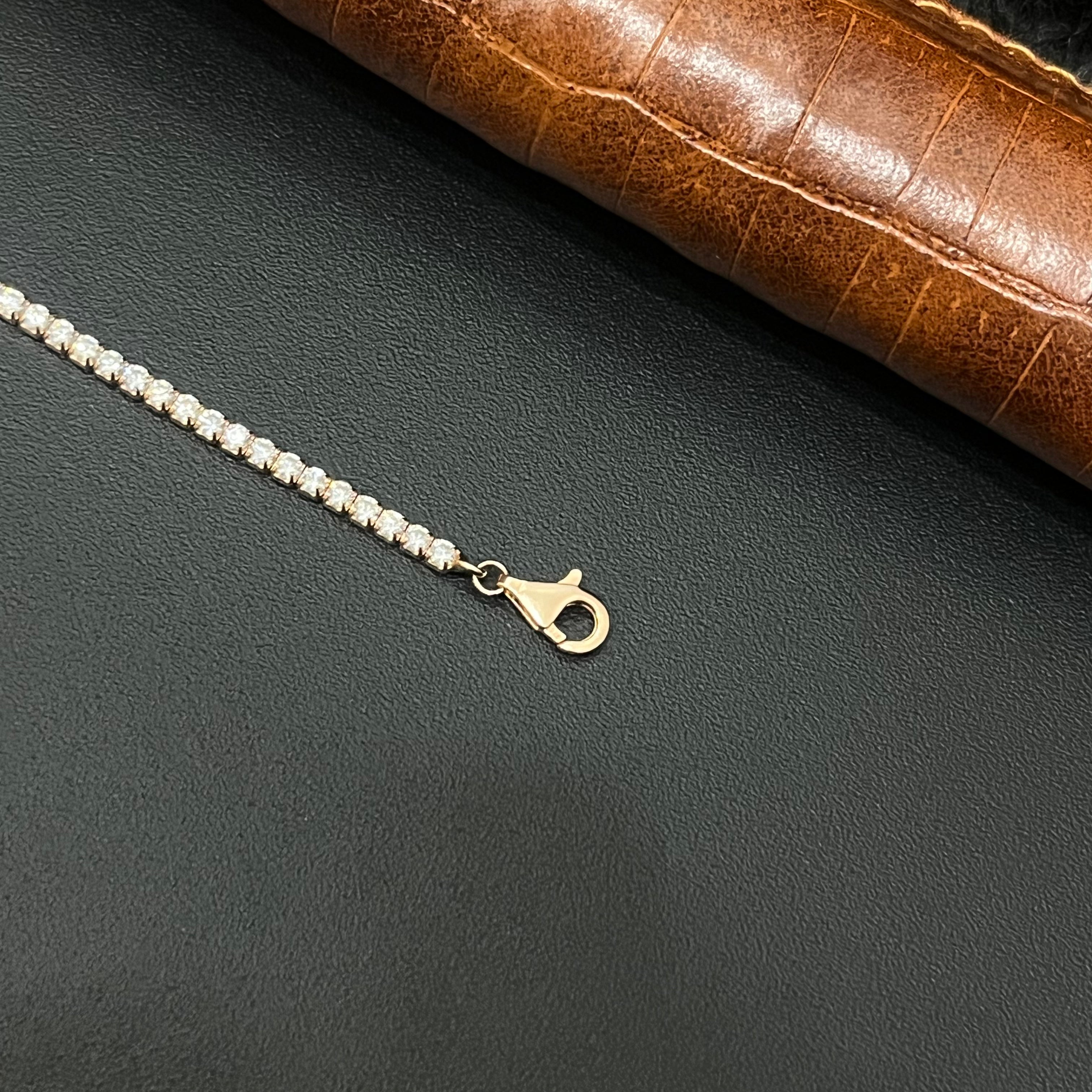 Silver Ladies Bracelet Flower Blue AD Stones