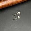 Silver Ladies Bugdi Petal Crystal Rose Gold 925