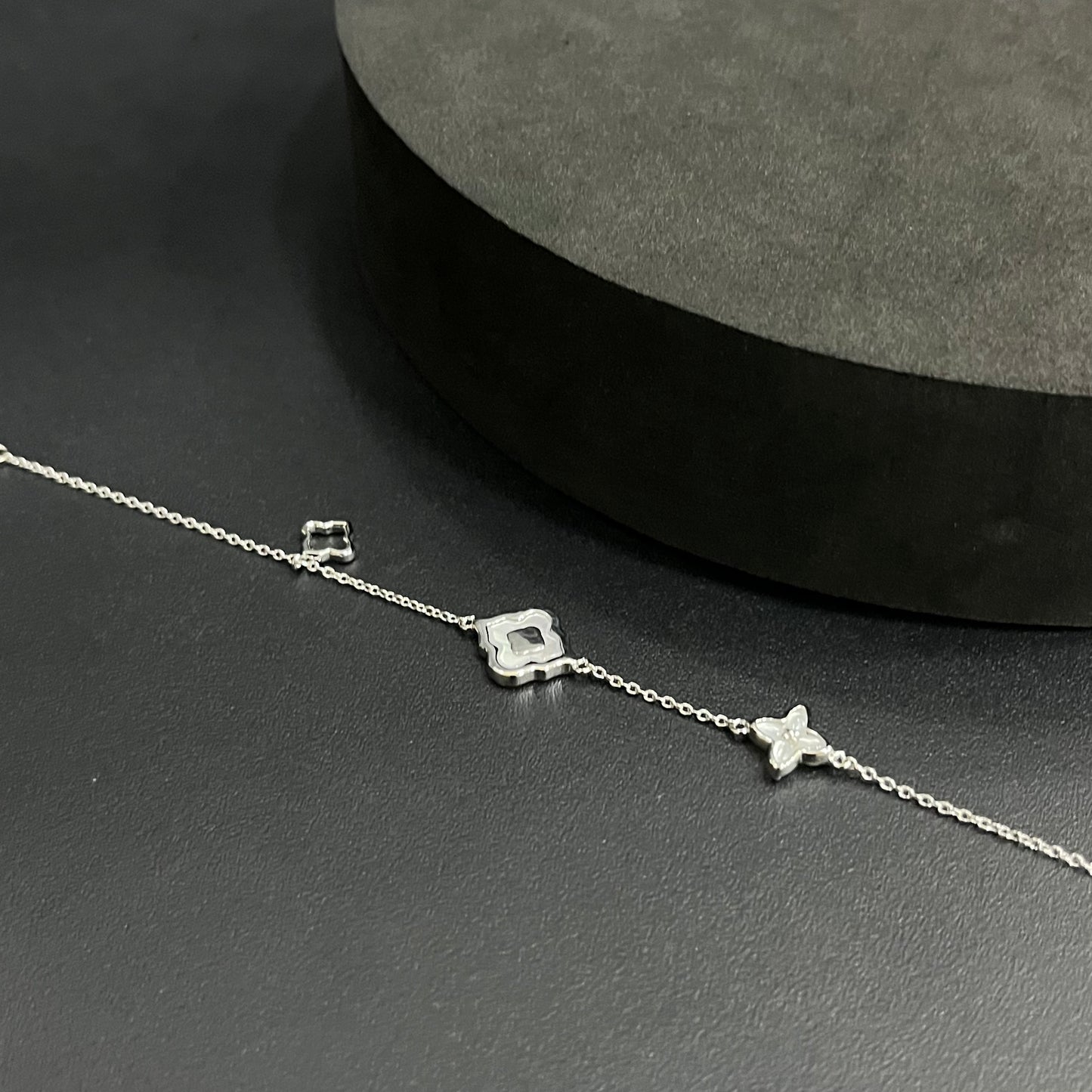 Silver Ladies Bracelet Chrams Hangings