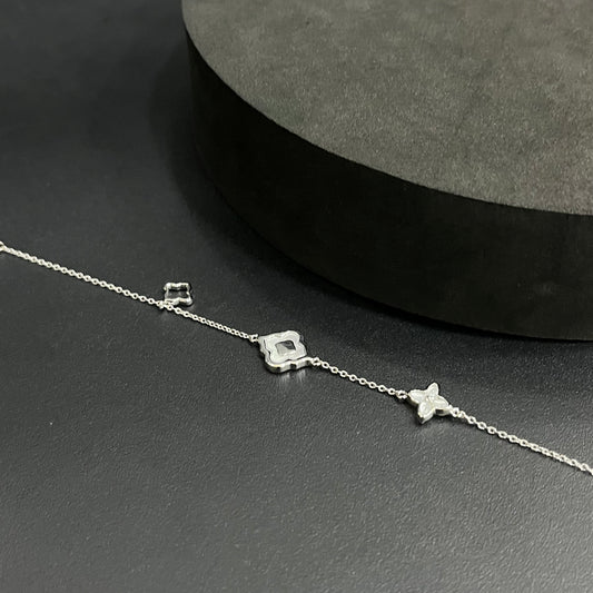 Silver Ladies Bracelet Chrams Hangings